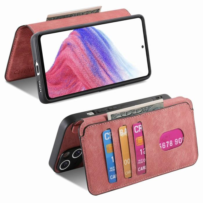 CASENEO - CASENEO MW-03 Fodral för Samsung Galaxy A16 4G/5G - Läder - Rosa