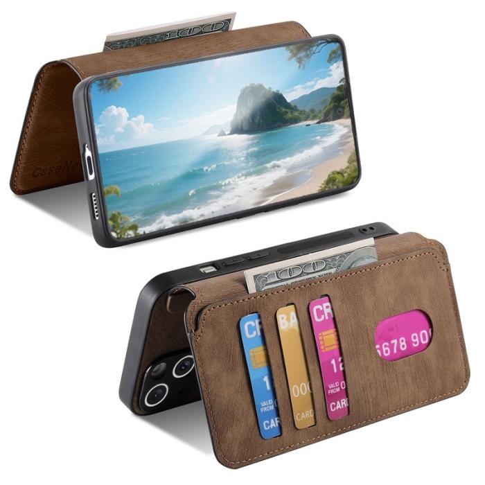 CASENEO - CASENEO MW-03 Fodral för Xiaomi 15T Pro Äkta läder - Brun