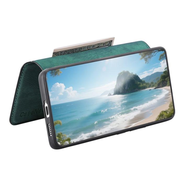 CASENEO - CASENEO MW-03 Fodral för Xiaomi 15T Pro Äkta läder - Grön