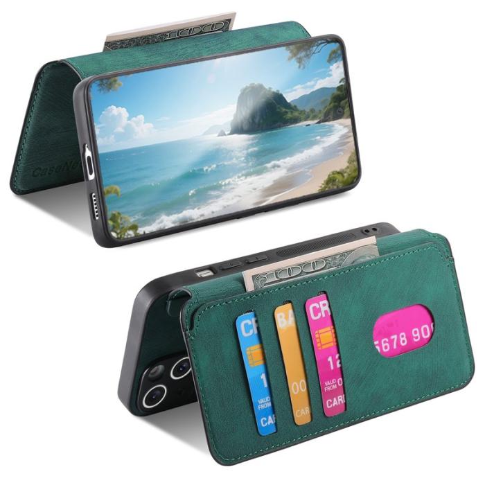 CASENEO - CASENEO MW-03 Fodral för Xiaomi 15T Pro Äkta läder - Grön