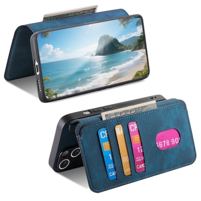 CASENEO - CASENEO MW-03 Fodral för Xiaomi 15T Pro Äkta läder - Mörkblå