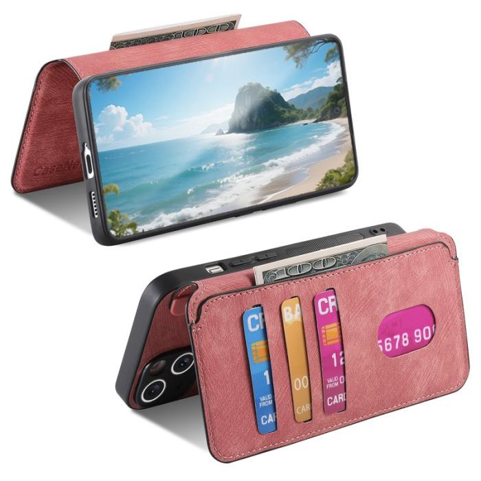 CASENEO - CASENEO MW-03 Fodral för Xiaomi 15T Pro - Äkta läder - Rosa