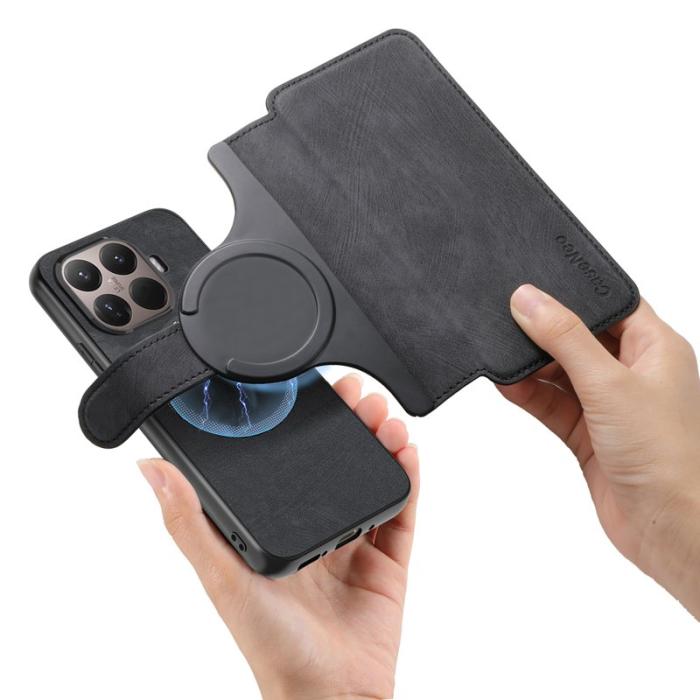 CASENEO - CASENEO MW-03 Fodral för Xiaomi 15T Pro Äkta läder - Svart