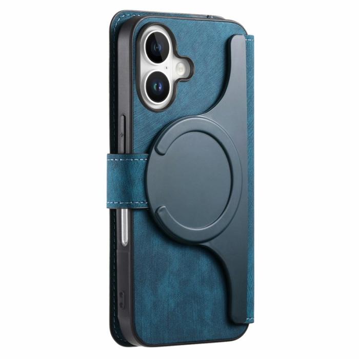 CASENEO - CASENEO MW-03 iPhone 17 Fodral Äkta läder - Blå