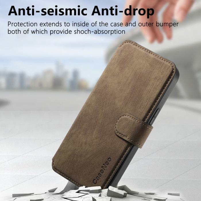 CASENEO - CASENEO MW-03 iPhone 17 Pro Fodral Äkta läder - Brun