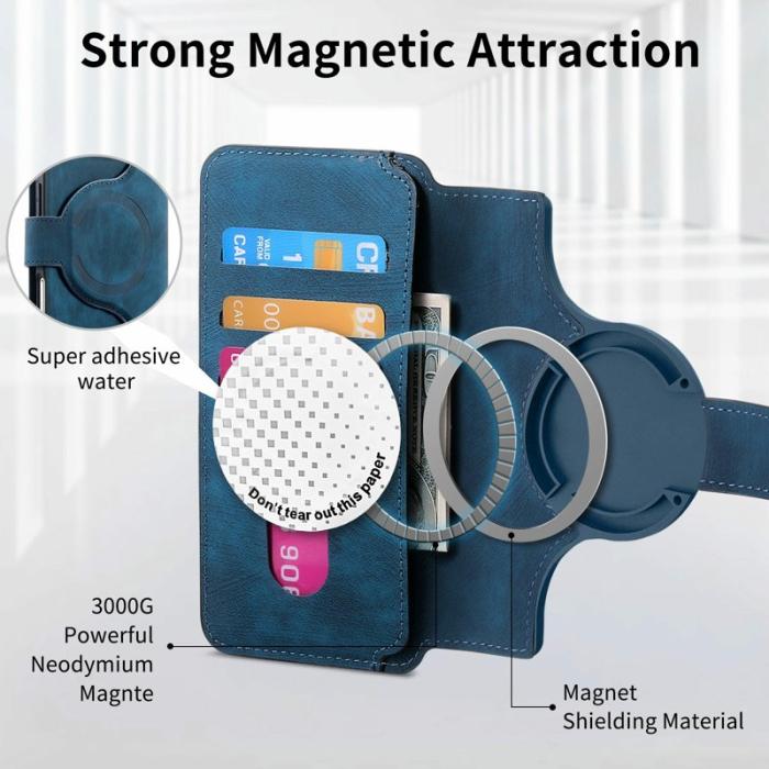 CASENEO - CASENEO MW-03 iPhone 17 Pro Max Fodral Äkta läder - Blå