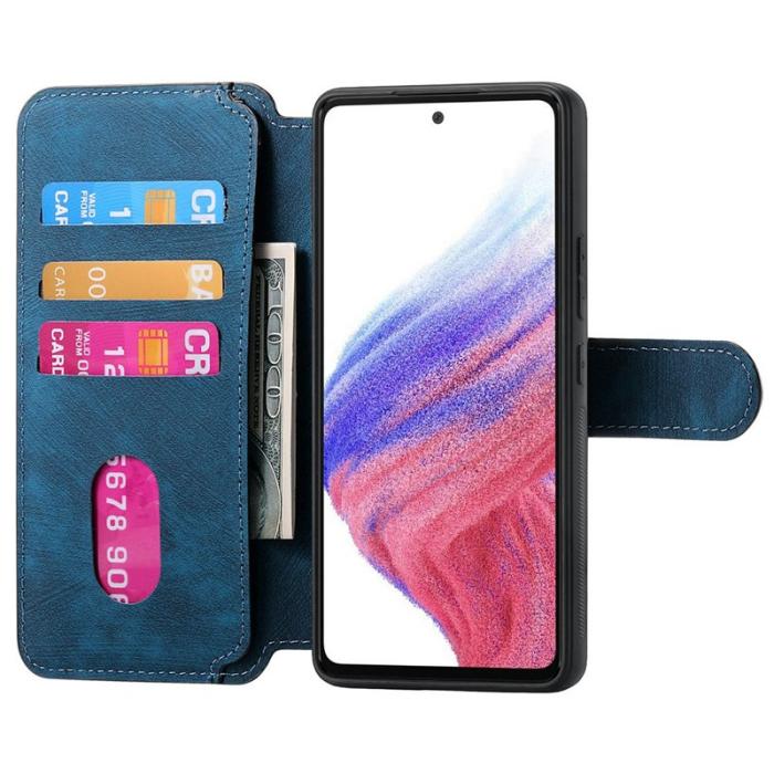 CASENEO - CASENEO MW-03 Samsung Galaxy A06 Plånboksfodral Konstläder - Blå