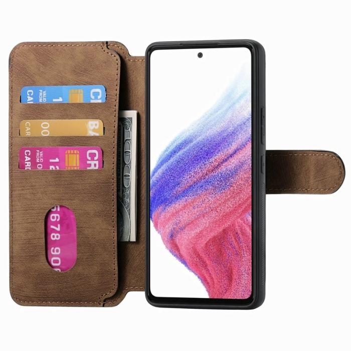 CASENEO - CASENEO MW-03 Samsung Galaxy A16 Fodral Äkta läder - Brun