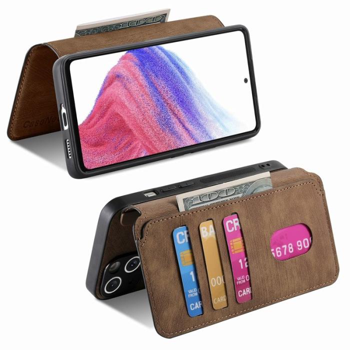 CASENEO - CASENEO MW-03 Samsung Galaxy A16 Fodral Äkta läder - Brun