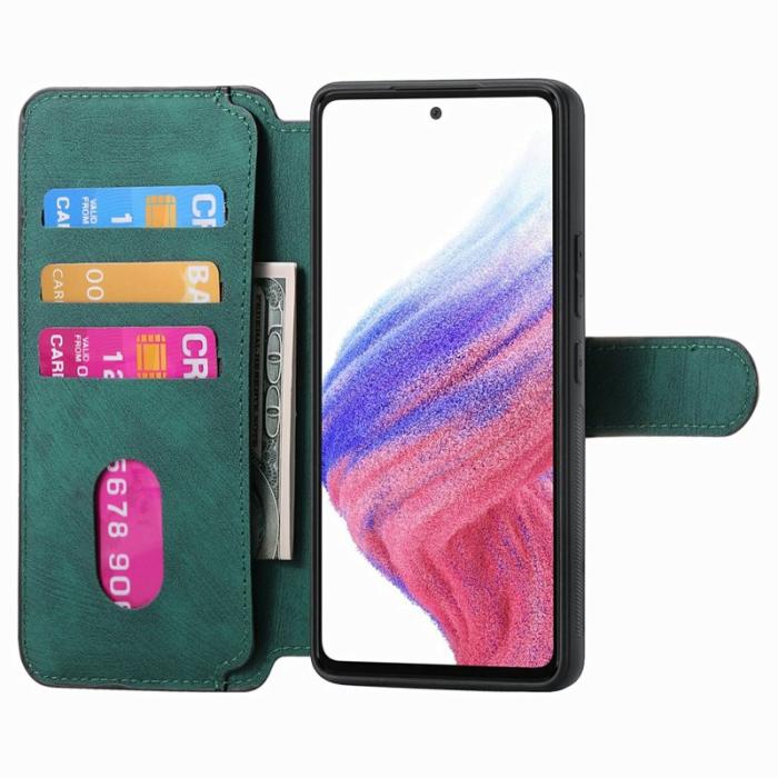 CASENEO - CASENEO MW-03 Samsung Galaxy A16 Fodral Äkta läder - Grön