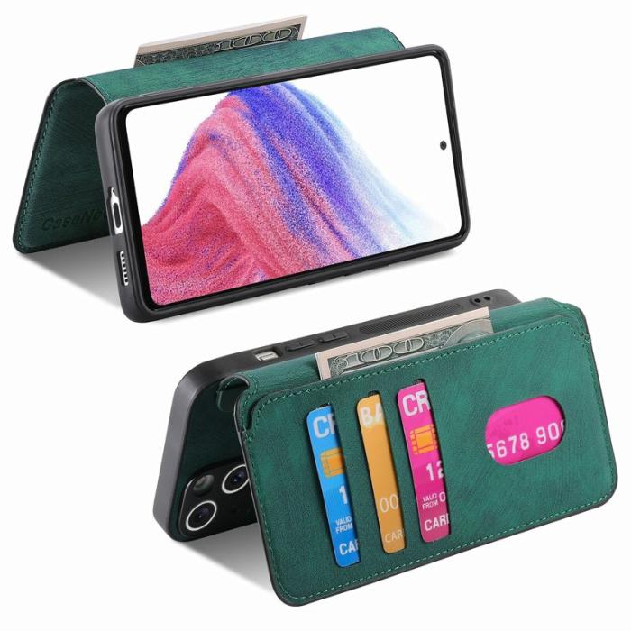 CASENEO - CASENEO MW-03 Samsung Galaxy A16 Fodral Äkta läder - Grön