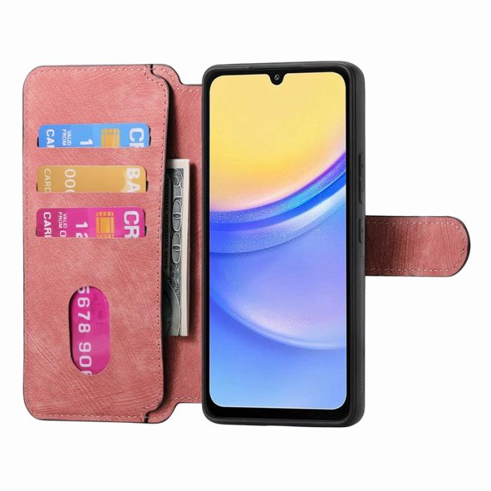 CASENEO - CASENEO MW-03 Samsung Galaxy A54 5G Plånboksfodral Konstläder - Rosa