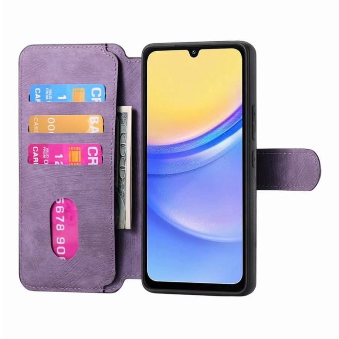 CASENEO - CASENEO MW-03 Samsung Galaxy A54 5G Plånboksfodral Konstläder+TPU - Lila