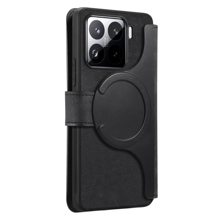 CASENEO - CASENEO MW-03 Xiaomi 15 Pro Fodral - Äkta läder - Svart