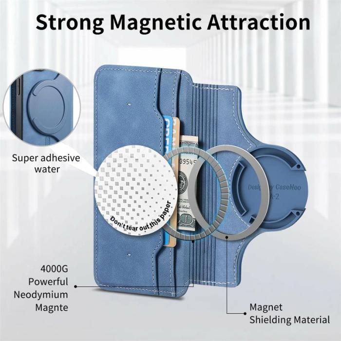 CASENEO - CASENEO Nothing Phone (2a) Fodral Äkta läder - Blå
