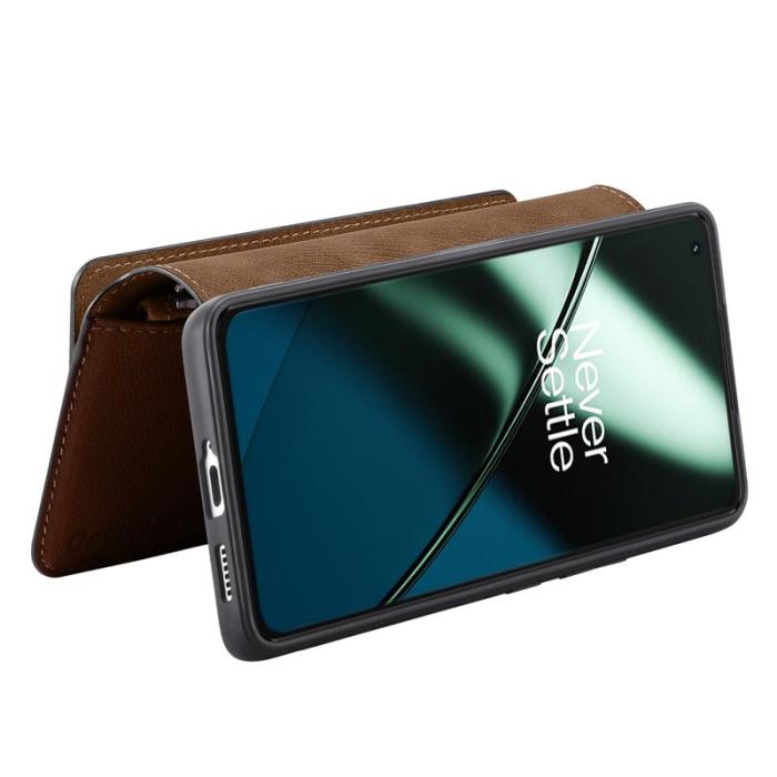 CASENEO - CASENEO OnePlus 11 5G Fodral MW-02 Äkta läder - Brun