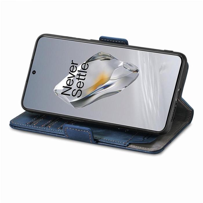 CASENEO - CASENEO OnePlus 12 5G Skal PU Läder - Blå