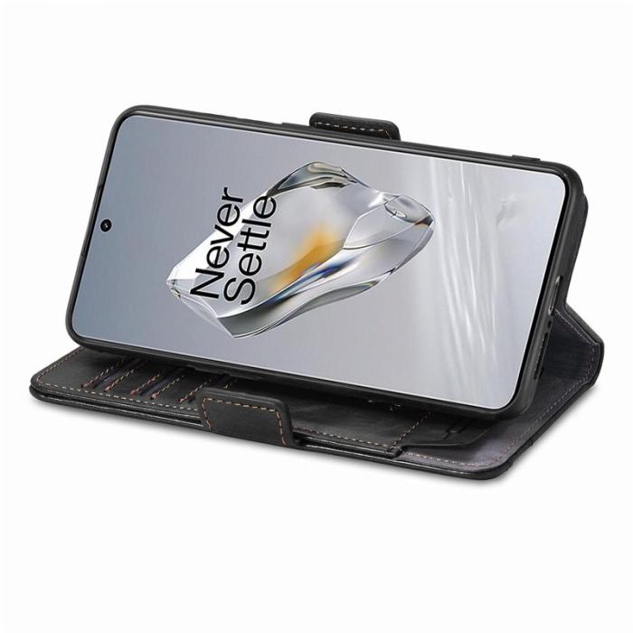 CASENEO - CASENEO OnePlus 12 5G Skal PU Läder - Svart