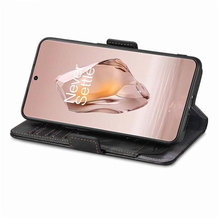 CASENEO - CASENEO OnePlus 12R 5G Skal PU Läder - Svart