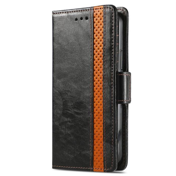 CASENEO - CASENEO OnePlus Nord 4 Skal PU Läder Ställ med RFID - Svart