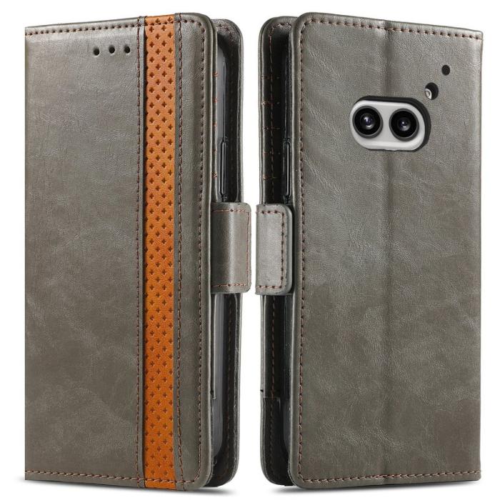 CASENEO - CASENEO Phone (2a) Skal i PU-läder med RFID-skydd - Grå