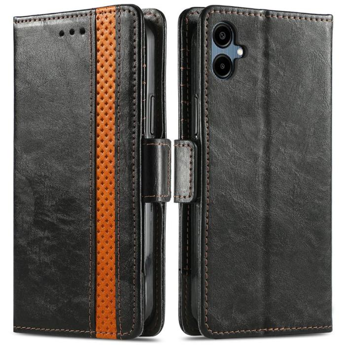 CASENEO - CASENEO Samsung Galaxy A06 Fodral PU Läder - Svart