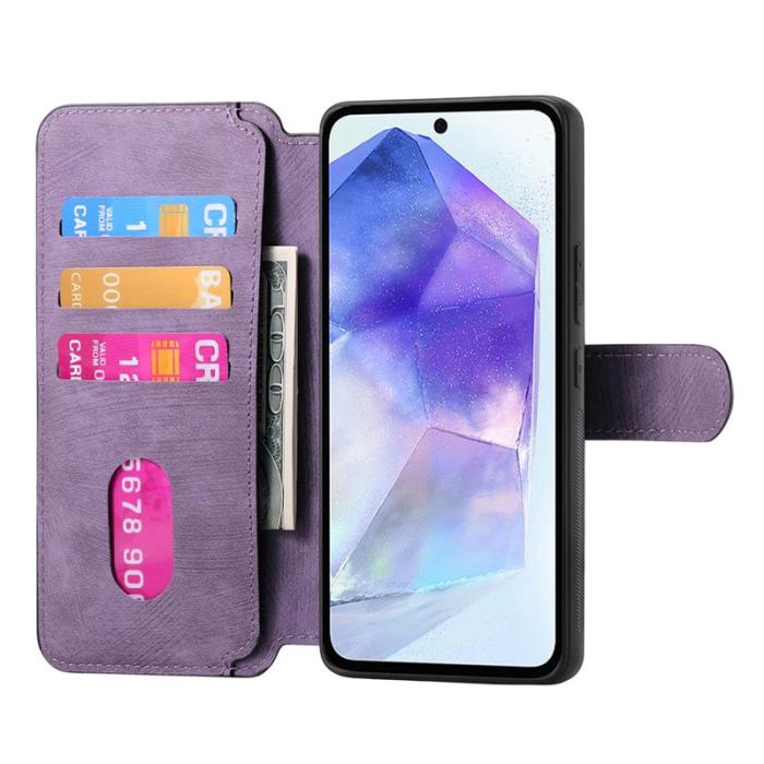 CASENEO - CASENEO Samsung Galaxy A35 5G Plånboksfodral Konstläder - Lila