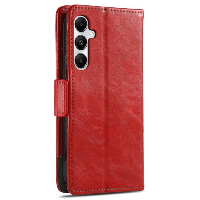 CASENEO - CASENEO Samsung Galaxy A35 5G Mobilskal KonstLäder - Röd