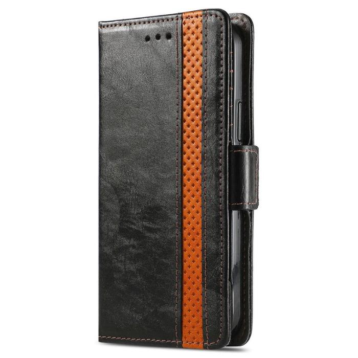 CASENEO - CASENEO Samsung Galaxy A35 5G Mobilskal KonstLäder - Svart