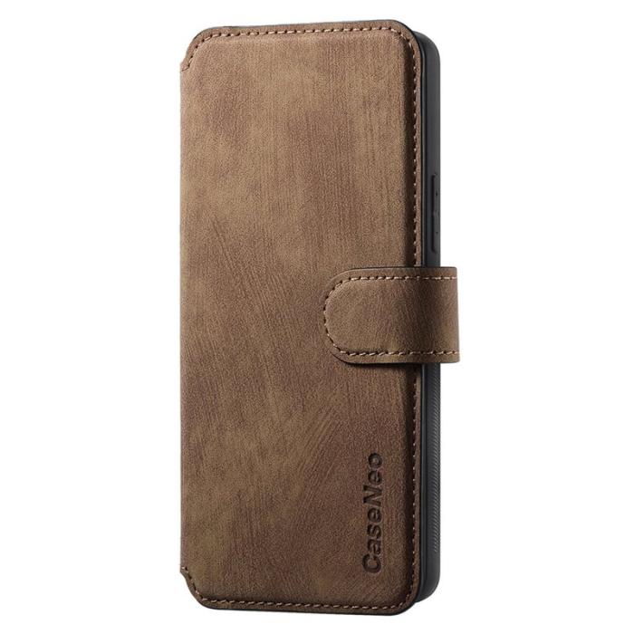 CASENEO - CASENEO Samsung Galaxy A55 5G Plånboksfodral Konstläder - Brun