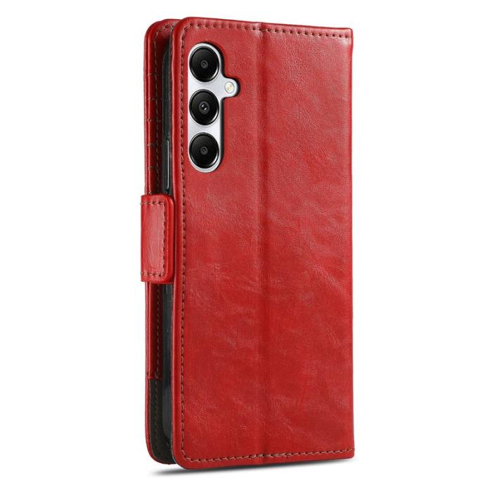 CASENEO - CASENEO Samsung Galaxy A55 5G Mobilskal KonstLäder - Röd