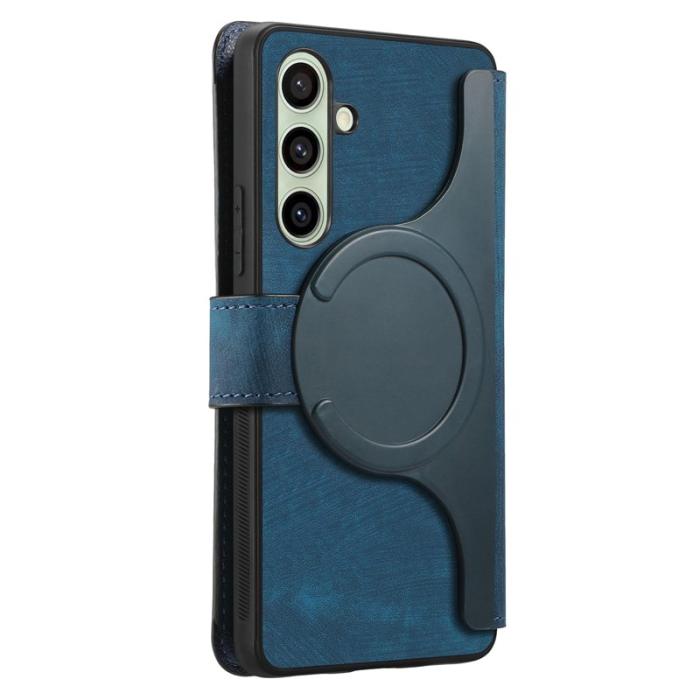 CASENEO - CASENEO Samsung Galaxy A56 5G Plånboksfodral Konstläder - Blå