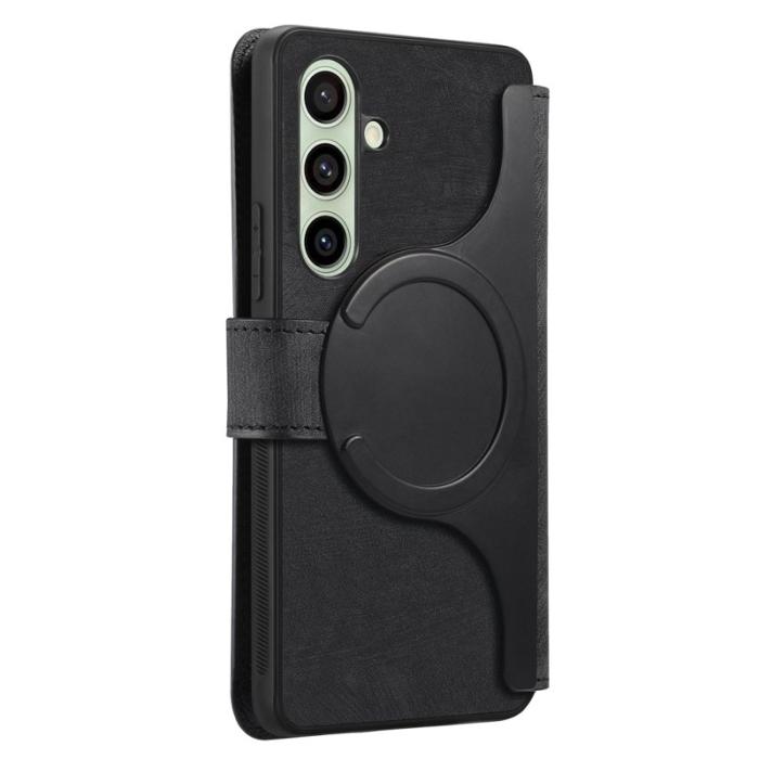 CASENEO - CASENEO Samsung Galaxy A56 5G Plånboksfodral Konstläder - Svart