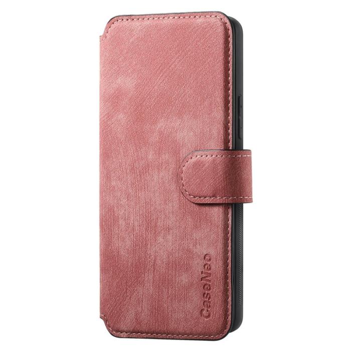 CASENEO - CASENEO Samsung Galaxy S23 FE Fodral - Äkta läder - Rosa