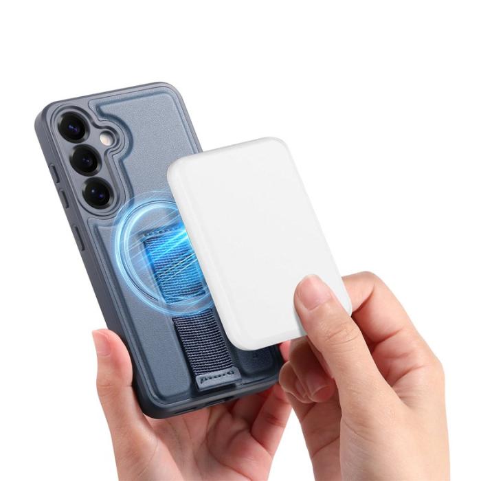 CASENEO - CASENEO Samsung Galaxy S24/S25 Fodral PU Läder - Blå