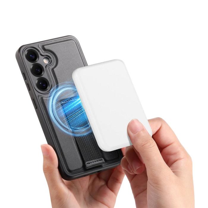 CASENEO - CASENEO Samsung Galaxy S24/S25 Fodral - PU Läder - Svart