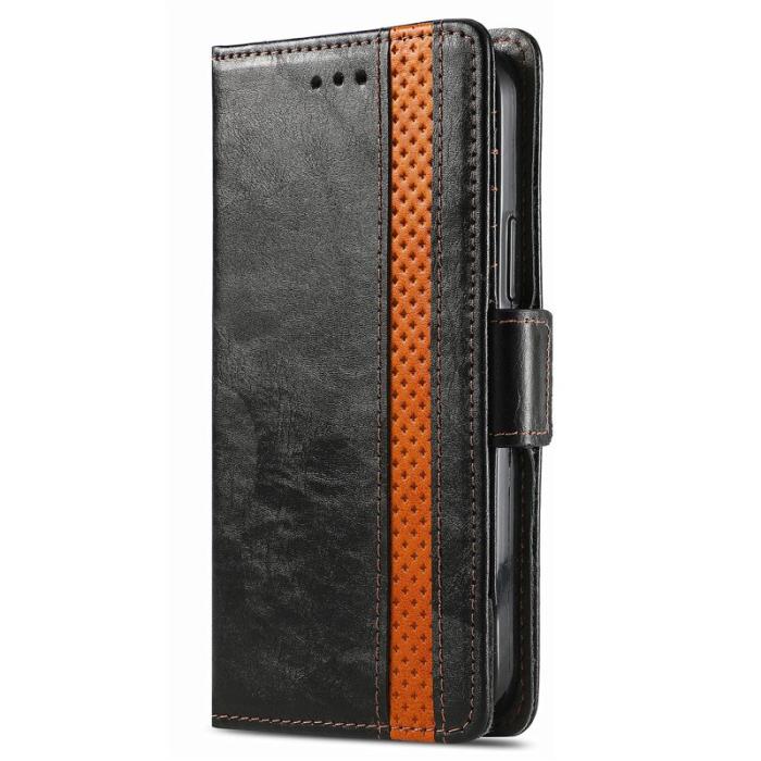 CASENEO - CASENEO Samsung Galaxy S24 Ultra Skal PU Läder - Svart