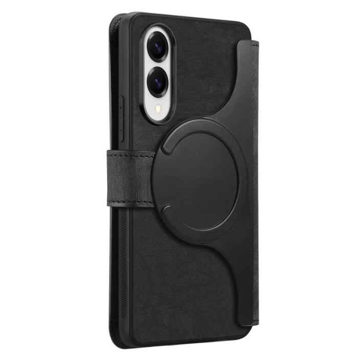 CASENEO - CASENEO Samsung Galaxy S25 Edge Fodral Äkta läder - Svart