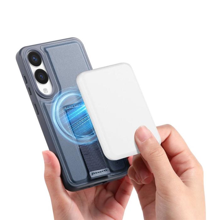 CASENEO - CASENEO Samsung Galaxy S25 Edge Fodral - PU Läder - Blå