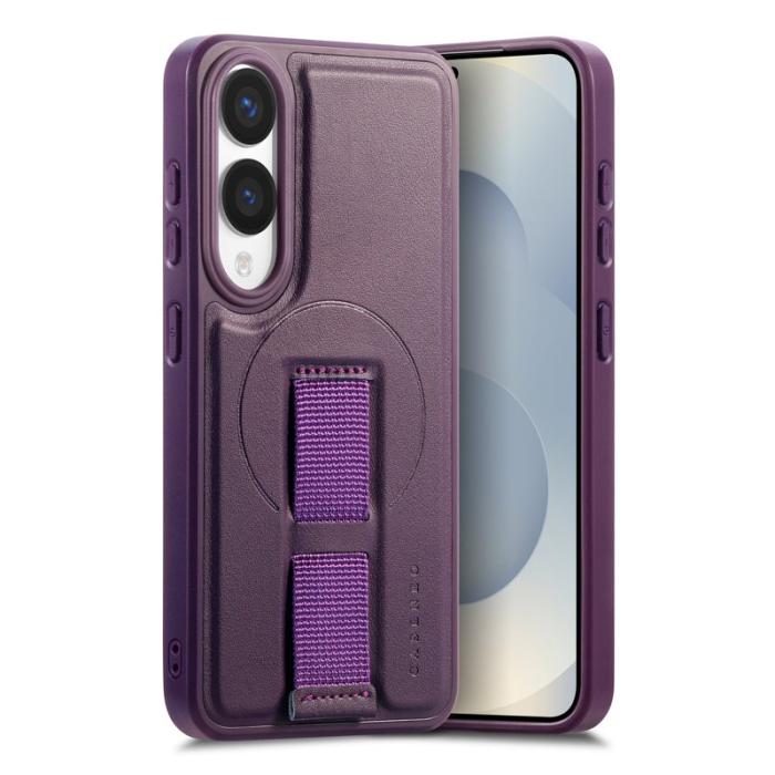 CASENEO - CASENEO Samsung Galaxy S25 Edge Fodral - PU Läder - Lila