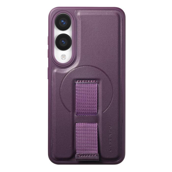 CASENEO - CASENEO Samsung Galaxy S25 Edge Fodral - PU Läder - Lila