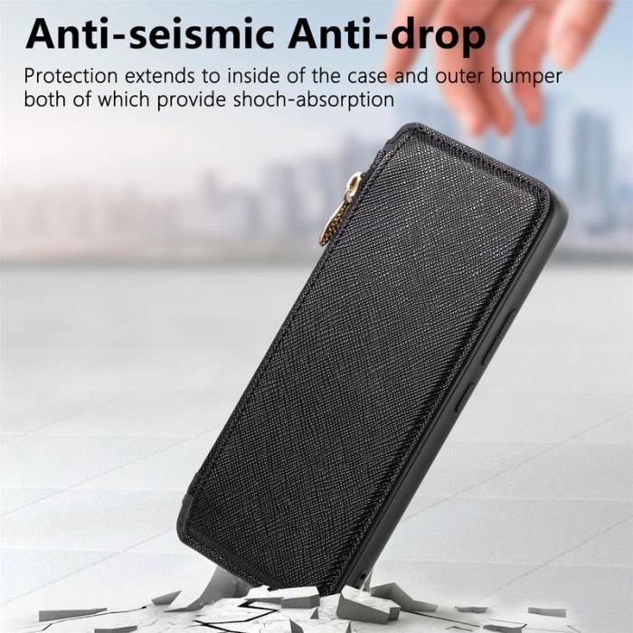 CASENEO - CASENEO Samsung Galaxy S25 Fodral - Äkta läder - Svart