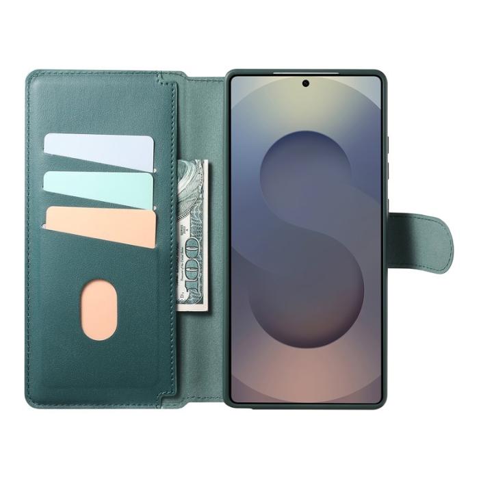 CASENEO - CASENEO Samsung Galaxy S25 Ultra Fodral Äkta läder - Grön