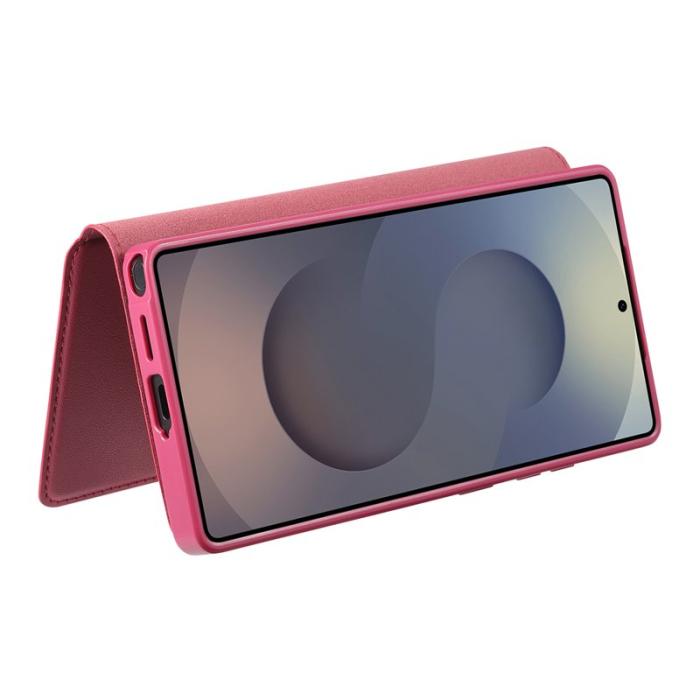 CASENEO - CASENEO Samsung Galaxy S25 Ultra Fodral Äkta läder - Röd
