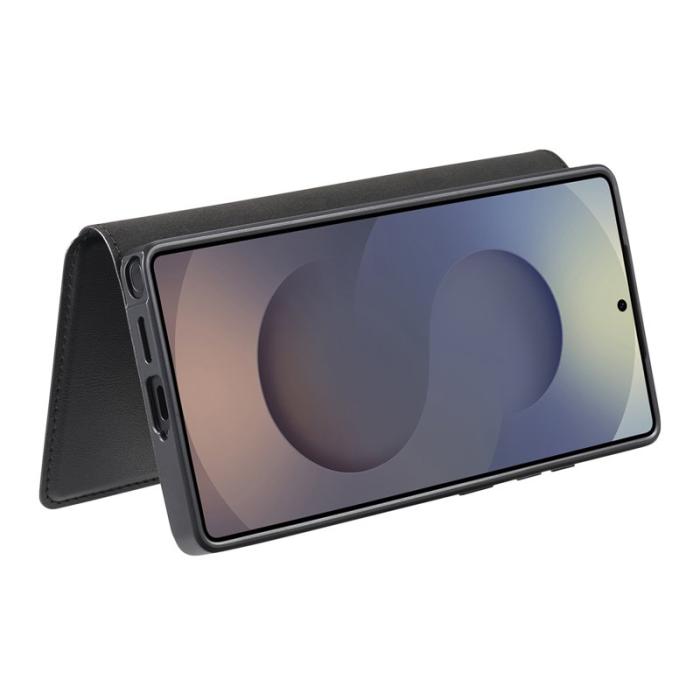 CASENEO - CASENEO Samsung Galaxy S25 Ultra Fodral Äkta läder - Svart