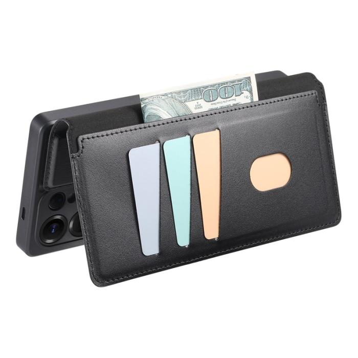 CASENEO - CASENEO Samsung Galaxy S25 Ultra Fodral Äkta läder - Svart