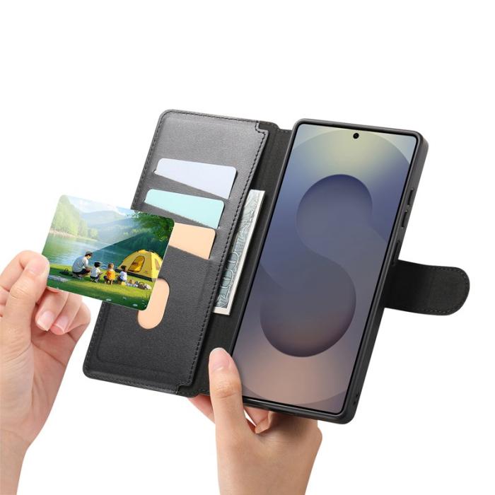 CASENEO - CASENEO Samsung Galaxy S25 Ultra Fodral Äkta läder - Svart