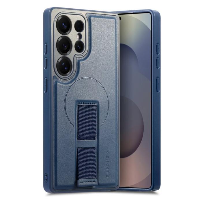 CASENEO - CASENEO Samsung Galaxy S25 Ultra Fodral - PU Läder - Blå