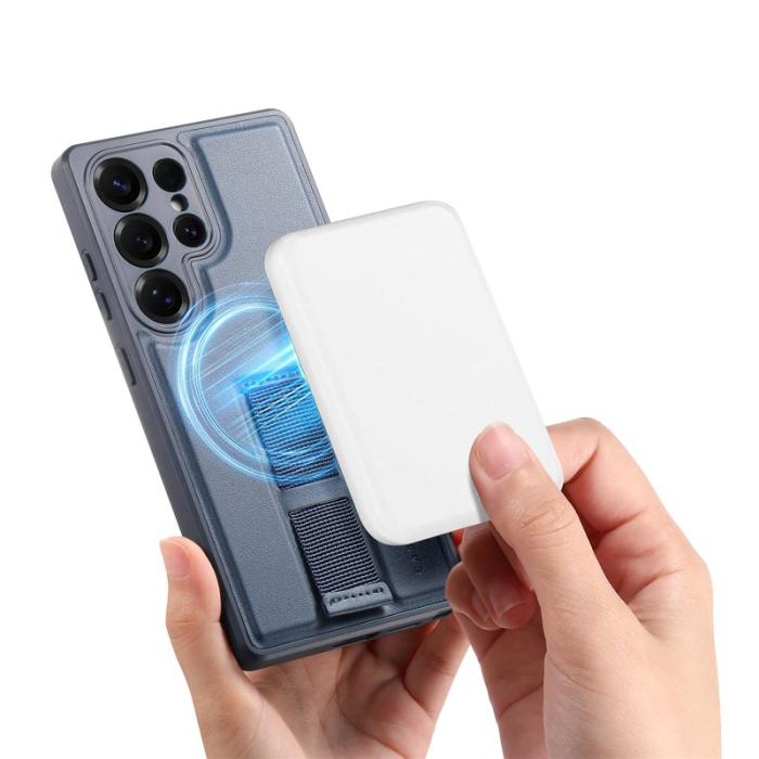 CASENEO - CASENEO Samsung Galaxy S25 Ultra Fodral - PU Läder - Blå