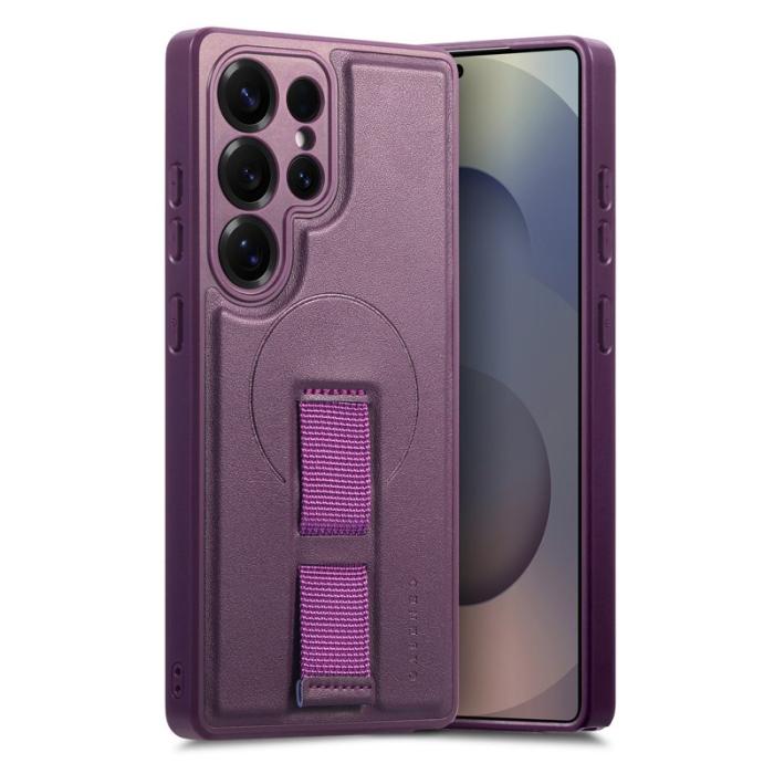 CASENEO - CASENEO Samsung Galaxy S25 Ultra Fodral - PU Läder - Lila